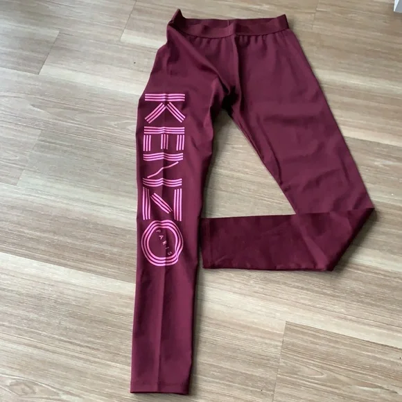 COPY - Kenzo Paris burgundy size small yoga pants leggings - Picture 9 of 11